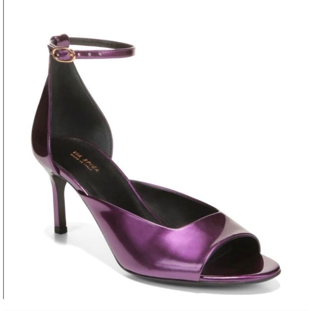 Via Spiga Purple Jennie Heels size 9